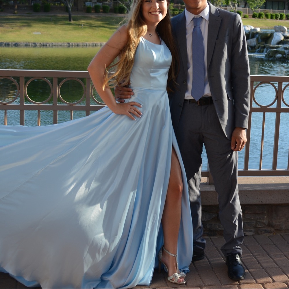Sherri Hill Prom dress light blue